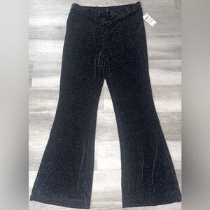 *BUNDLE ME* Bar III High Waist Flare Pants Gray / Glittery XXL